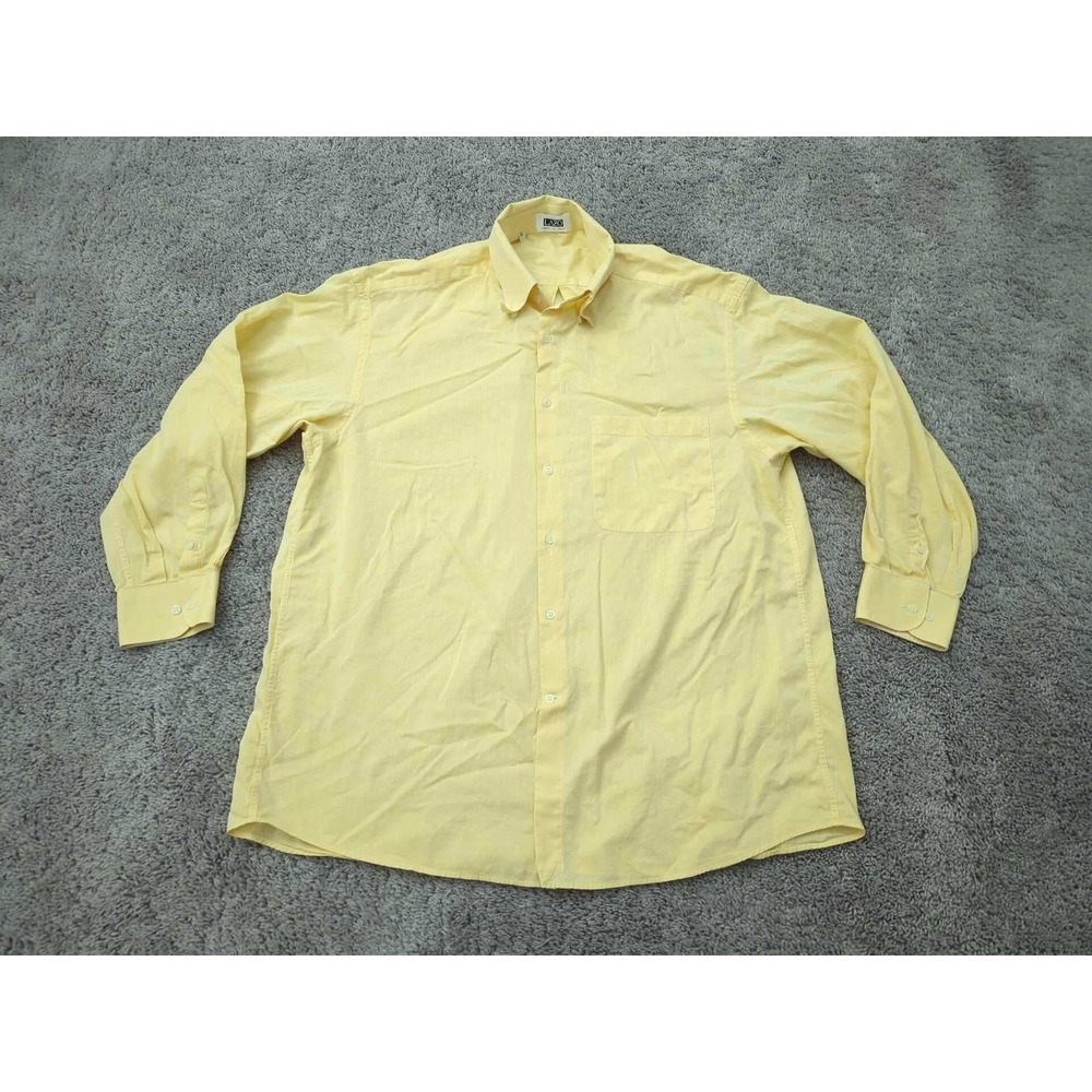 LAZO Button Down Shirt Mens 17 /‎ 43 Made in Italy Casual Business
